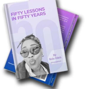 Fifty lessons in fifty years book cover