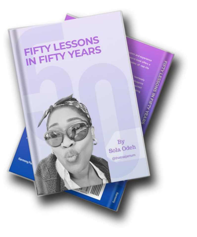 Fifty lessons in fifty years book cover